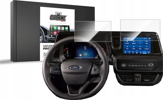 Изображение GrizzGlass Folia ceramiczna GrizzGlass CarDisplay Protection do Ford Courier 8" 2023-2024 [2w1]