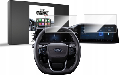 Изображение GrizzGlass Folia ceramiczna GrizzGlass CarDisplay Protection do Ford Transit Custom 2 13" 2024 [2w1]