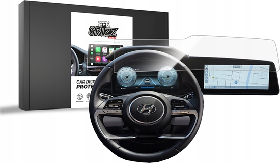 Изображение GrizzGlass Folia ceramiczna GrizzGlass CarDisplay Protection do Hyundai Elantra 10,25" 2020-2024