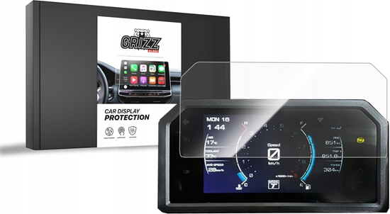 Изображение GrizzGlass Folia ceramiczna GrizzGlass CarDisplay Protection do Yamaha TMAX TECH MAX 7" 2024