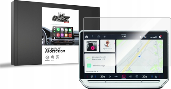 Picture of Etui do nawigacji GrizzGlass Folia ceramiczna CarDisplay Protection do MAN TGE 12,9" 2024