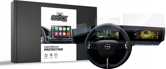 Изображение GrizzGlass Folia ceramiczna GrizzGlass CarDisplay Protection do Opel Astra L Pure Panel 10" 2021 [3 PACK]