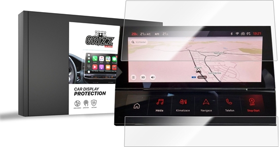 Изображение GrizzGlass Folia ceramiczna GrizzGlass CarDisplay Protection do Peugeot 308 P5 2021 [2w1]