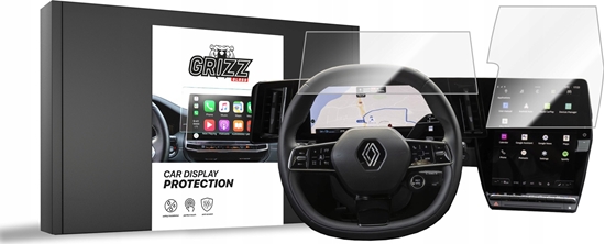 Изображение GrizzGlass Folia ceramiczna GrizzGlass CarDisplay Protection do Renault Austral 12" 2022 [2w1]