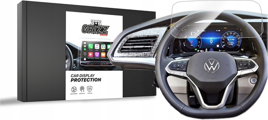 Изображение GrizzGlass Folia ceramiczna GrizzGlass CarDisplay Protection do Volkswagen Multivan 4 Virtual Cockpit 10,25" 2021