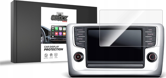 Изображение GrizzGlass Folia ceramiczna GrizzGlass CarDisplay Protection do Volkswagen VW Golf 6 Discover Media 2 gen.
