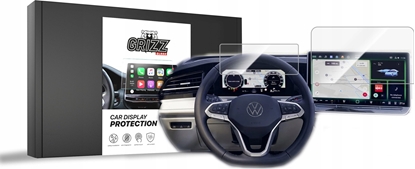 Изображение GrizzGlass Folia ceramiczna GrizzGlass CarDisplay Protection do Volkswagen VW Passat B9 13" 2024 [2w1]