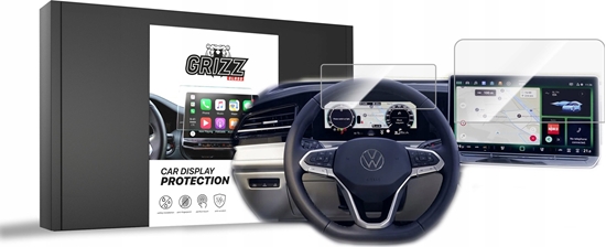 Изображение GrizzGlass Folia ceramiczna GrizzGlass CarDisplay Protection do Volkswagen VW Passat B9 13" 2024 [2w1]
