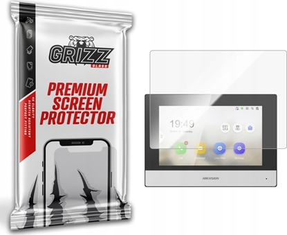 Изображение GrizzGlass Folia ceramiczna GrizzGlass CeramicFilm do wideodomofonu HIKVISION DS-KH6320-WTE1-W 7"