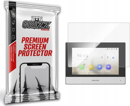 Изображение GrizzGlass Folia ceramiczna GrizzGlass CeramicFilm do wideodomofonu HIKVISION DS-KH6320-WTE1-W 7"