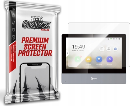 Изображение GrizzGlass Folia ceramiczna GrizzGlass CeramicFilm do wideodomofonu HIKVISION DS-KIS703-P/KIT-D2-PL703 7"