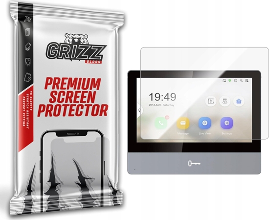 Изображение GrizzGlass Folia ceramiczna GrizzGlass CeramicFilm do wideodomofonu HIKVISION DS-KIS703-P/KIT-D2-PL703 7"