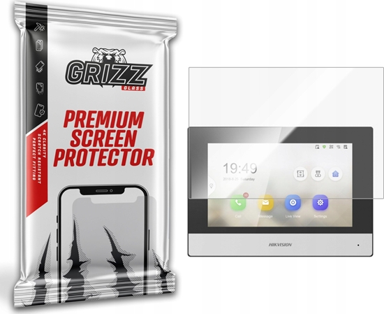 Изображение GrizzGlass Folia ceramiczna GrizzGlass CeramicFilm do wideodomofonu HIKVISION IKIT-D4-PL302 7"