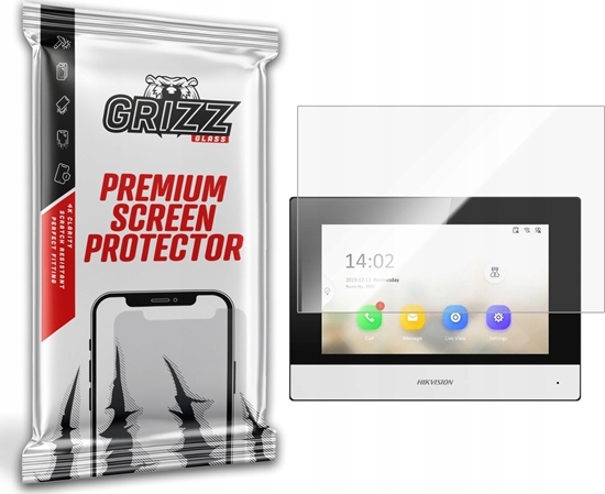 Изображение GrizzGlass Folia ceramiczna GrizzGlass CeramicFilm do wideodomofonu HIKVISION IP DS-KH8350-WTE1/EU 7"