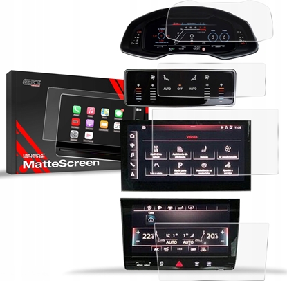 Attēls no GrizzGlass Folia matowa GrizzGlass CarDisplay Protection do Audi Q8 2018-2024 [4w1]