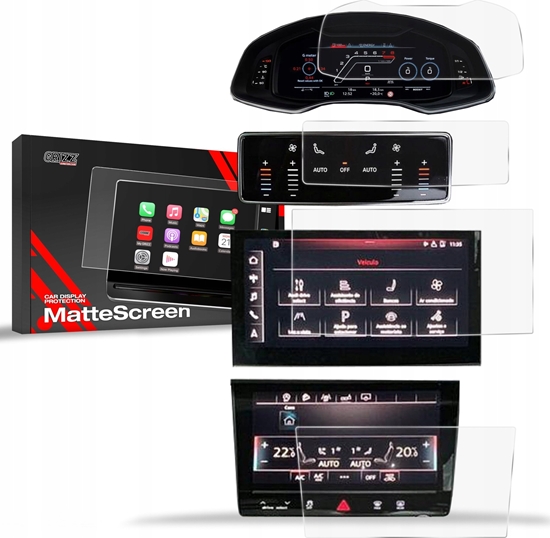 Picture of GrizzGlass Folia matowa GrizzGlass CarDisplay Protection do Audi Q8 2018-2024 [4w1]