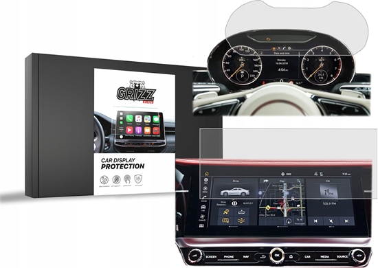 Picture of GrizzGlass Folia matowa GrizzGlass CarDisplay Protection do Bentley Continental Flying Spur 2019 [2w1]