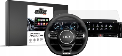 Изображение GrizzGlass Folia matowa GrizzGlass CarDisplay Protection do Kia Sportage 5 Wersja L 2021-2024