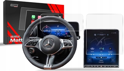 Attēls no GrizzGlass Folia matowa GrizzGlass CarDisplay Protection do Mercedes EQS Widescreen 2021-2024 [2w1]