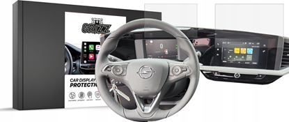 Изображение GrizzGlass Folia matowa GrizzGlass CarDisplay Protection do Opel Mokka 2 7" 2021 [2w1]