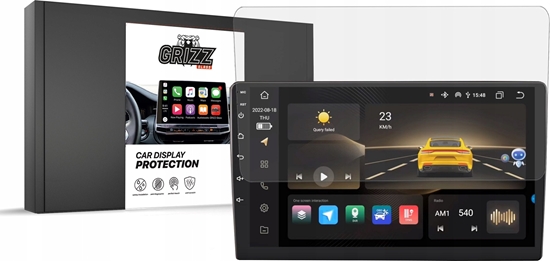 Изображение Etui do nawigacji GrizzGlass Folia matowa CarDisplay Protection do Ossuret HC1 10"