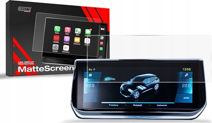 Изображение GrizzGlass Folia matowa GrizzGlass CarDisplay Protection do Peugeot 208 2 10,25" 2024