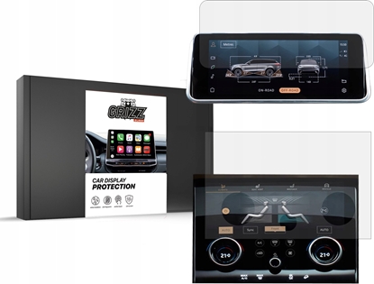 Изображение GrizzGlass Folia matowa GrizzGlass CarDisplay Protection do Range Rover Evoque 2019-2023 [2w1]