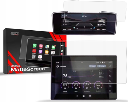Изображение GrizzGlass Folia matowa GrizzGlass CarDisplay Protection do Renault K Evolution [2w1]