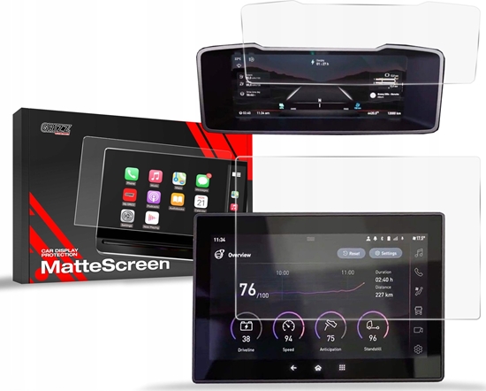 Изображение GrizzGlass Folia matowa GrizzGlass CarDisplay Protection do Renault K Evolution [2w1]