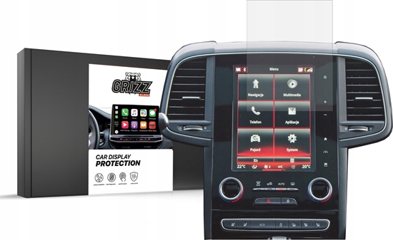 Изображение GrizzGlass Folia matowa GrizzGlass CarDisplay Protection do Renault Koleos 2 8,7 cali 2017