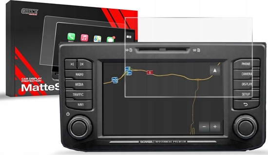 Изображение Etui do nawigacji GrizzGlass Folia matowa CarDisplay Protection do Scania XT 8"