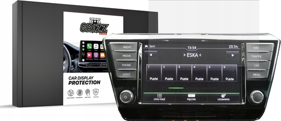 Изображение GrizzGlass Folia matowa GrizzGlass CarDisplay Protection do Skoda Superb 3 (2015-2019)