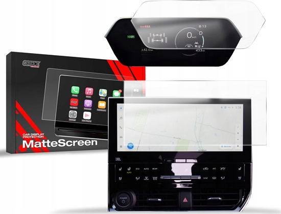 Изображение Etui do nawigacji GrizzGlass Folia matowa CarDisplay Protection do Toyota bZ4X 12,3" 2022-2024 [2w1]