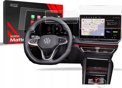 Изображение GrizzGlass Folia matowa GrizzGlass CarDisplay Protection do Volkswagen VW Tiguan 3 13" 2024 [3w1]
