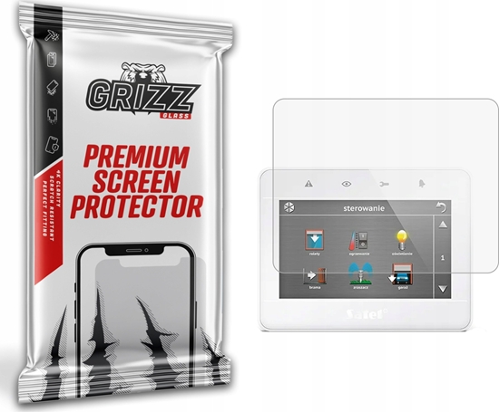 Picture of GrizzGlass Folia matowa GrizzGlass PaperScreen do manipulatora alarmowego Satel INT-TSG-WSW 4,3"