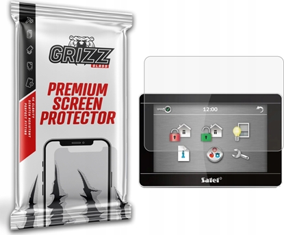 Изображение GrizzGlass Folia matowa GrizzGlass PaperScreen do manipulatora alarmowego Satel INT-TSH-BSB 7"