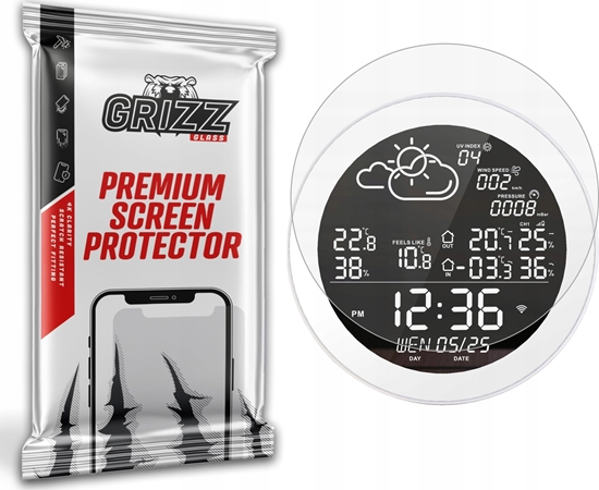 Picture of Stacja pogodowa GrizzGlass Folia matowa PaperScreen do stacji pogodowej SETTI+ SMS603