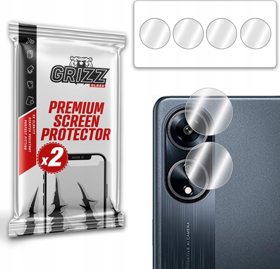 Picture of GrizzGlass Szko na aparat GrizzGlass HybridGlass Camera do Oppo A1