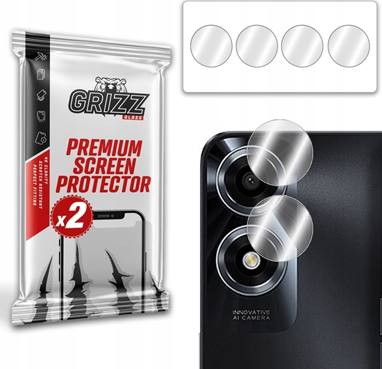 Изображение GrizzGlass Szko na aparat GrizzGlass HybridGlass Camera do Oppo A2x
