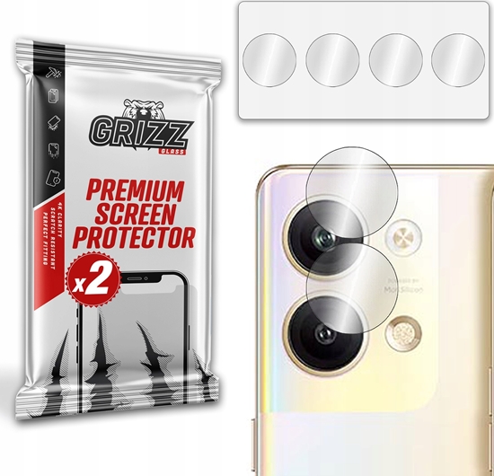 Picture of GrizzGlass Szko na aparat GrizzGlass HybridGlass Camera do Oppo Reno 9 Pro
