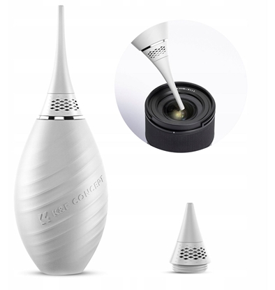 Изображение Gruszka Dmuchawka 2w1 Do Czyszczenia Matrycy Optyki Aparatu Obiektywu K&f / Kf08.048 / Biay