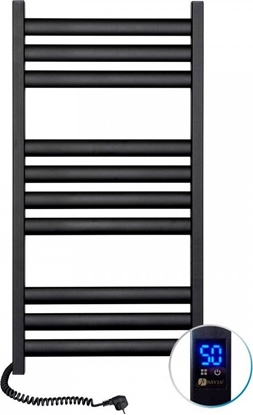Picture of Grzejnik azienkowy Navin Electric towel dryer Ellipse 500*1000 Sensor left black 12-245153-5010