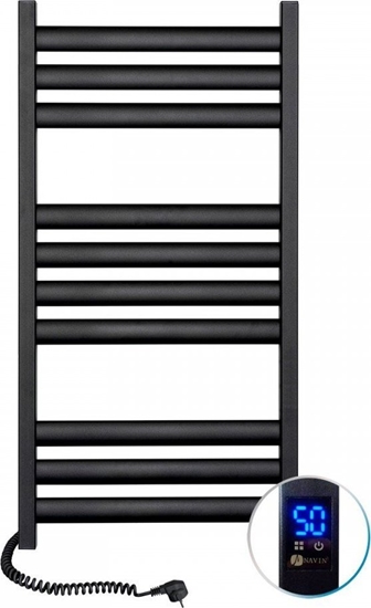 Picture of Grzejnik azienkowy Navin Electric towel dryer Ellipse 500*1000 Sensor left black 12-245153-5010