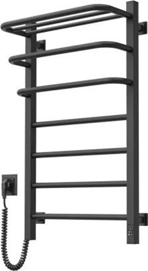 Picture of Grzejnik azienkowy Navin Electric towel dryer Navin Fortis 480*800 12-253153-44880 left black