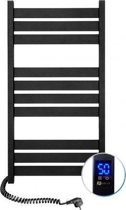 Attēls no Grzejnik azienkowy Navin Electric towel dryer Navin Largo 500*1000 Sensor left black, 12-244153-5010