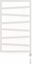 Attēls no Grzejnik azienkowy Sourcing TOWEL DRYER ELECT ZIGZAG 500X835 WHITE