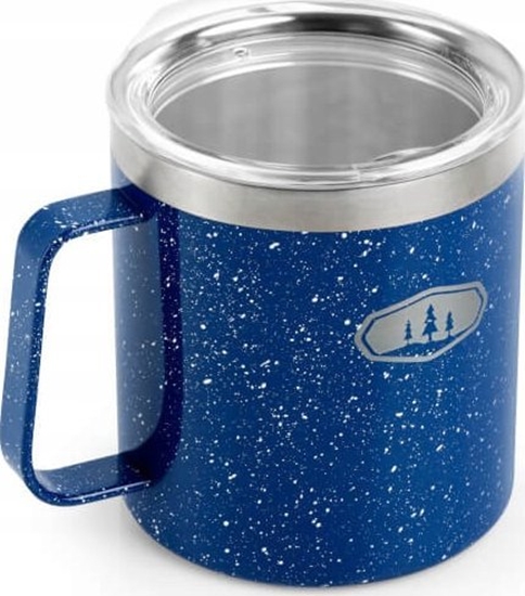 Picture of GSI Outdoors GLACIER STAINLESS CAMP CUP 444ml, blue speckle