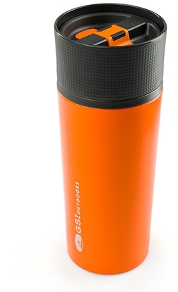 Attēls no GSI Outdoors Kubek termiczny Glacier Stainless Commuter Mug 0.5L Orange (67317)