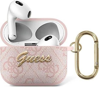 Picture of Guess Etui ochronne Script Metal Collection do AirPods 3 GUA34GSMP róowe