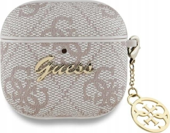 Изображение Guess GUA4G4GSMP AirPods 4 cover          róowy/pink 4G Charm Collection